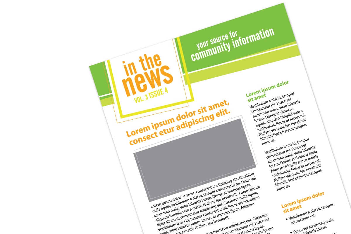 In The News sample document