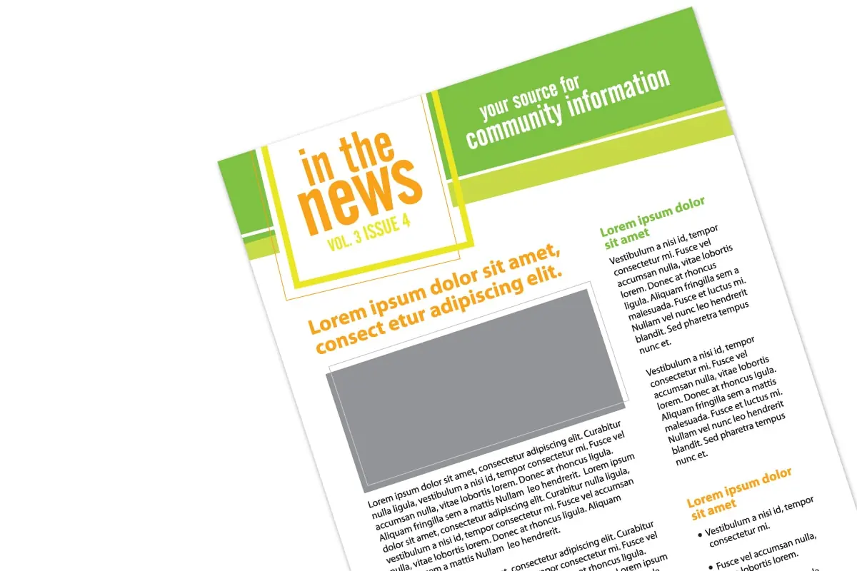 In The News sample document