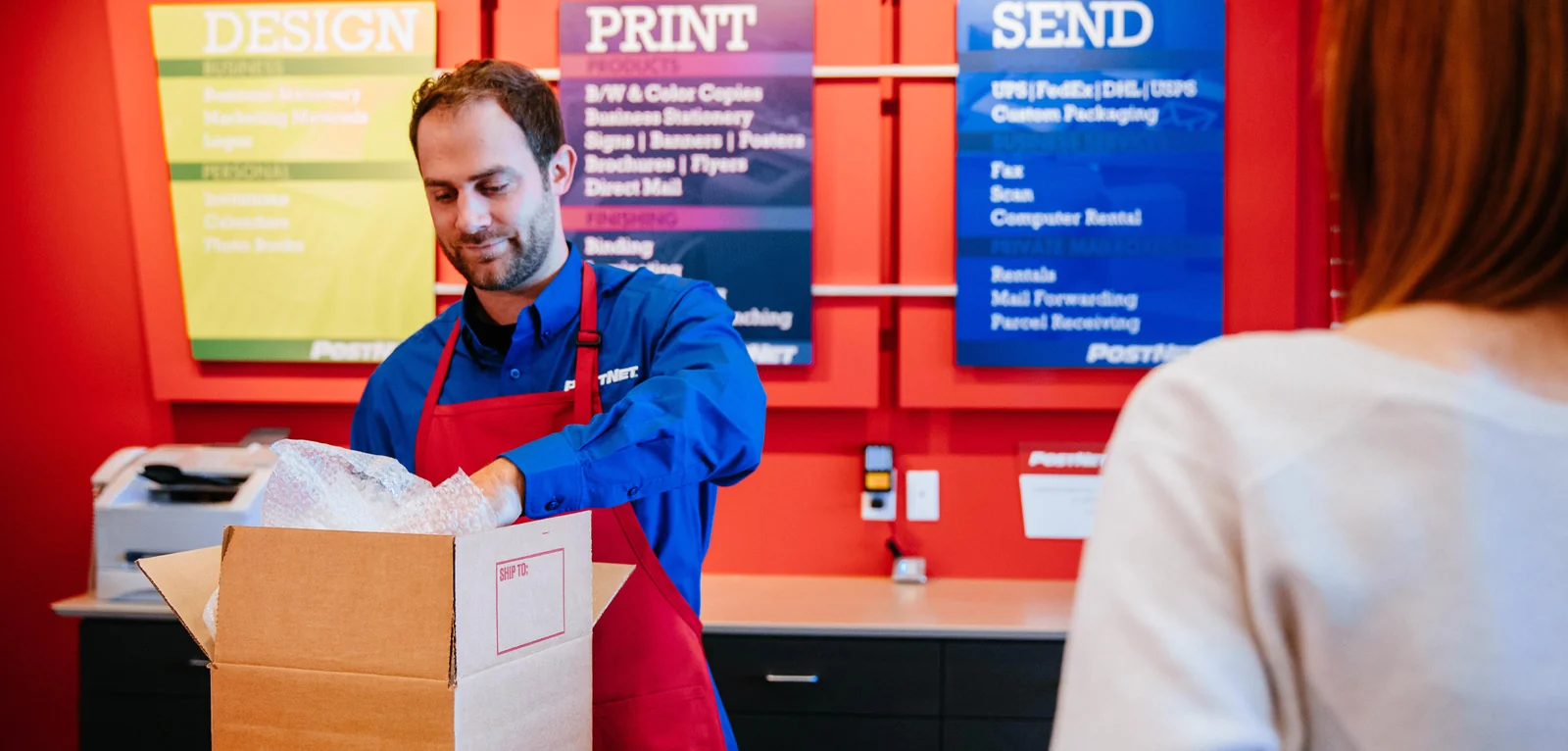 PostNet Packing and Shipping