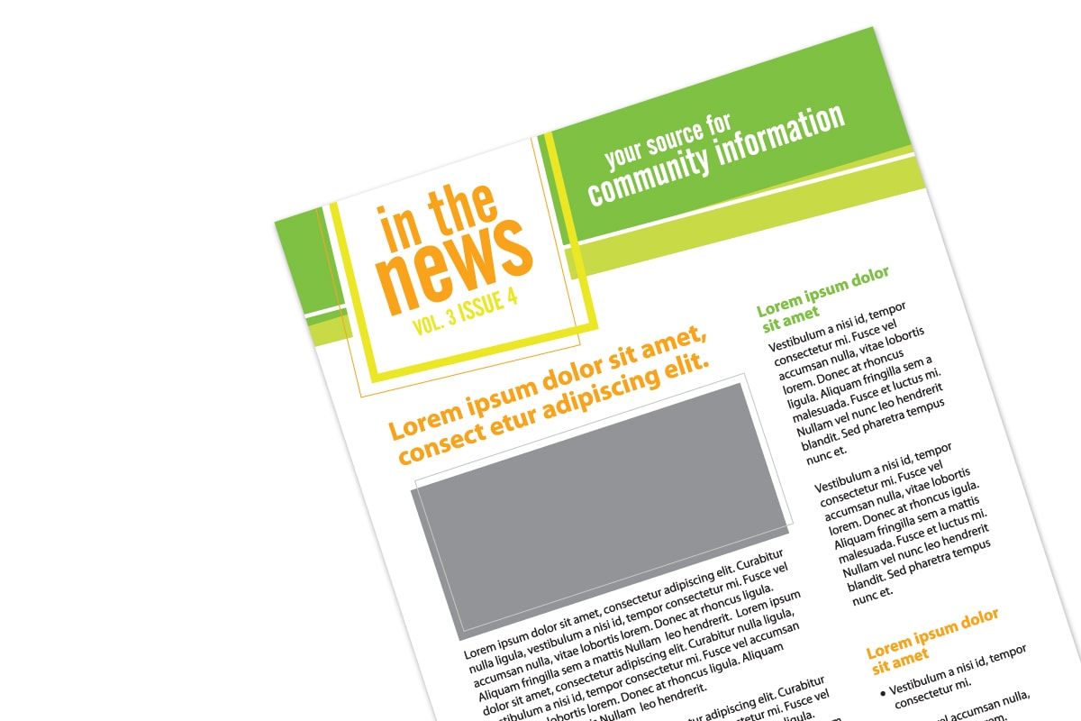 In The News sample document