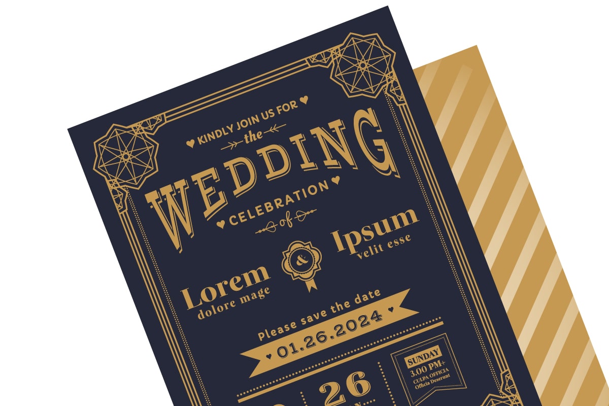 Wedding invitation