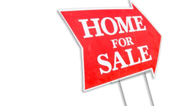 Home for sale yard sign