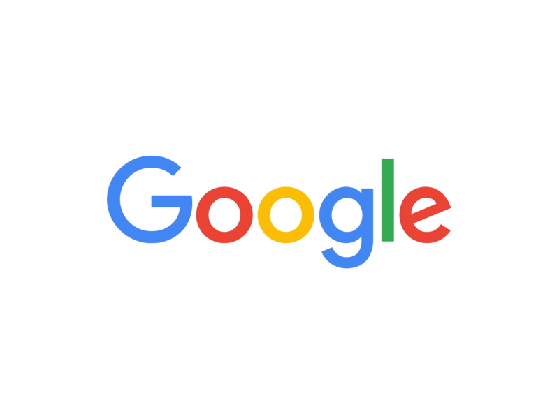 Gif of Googles logo design