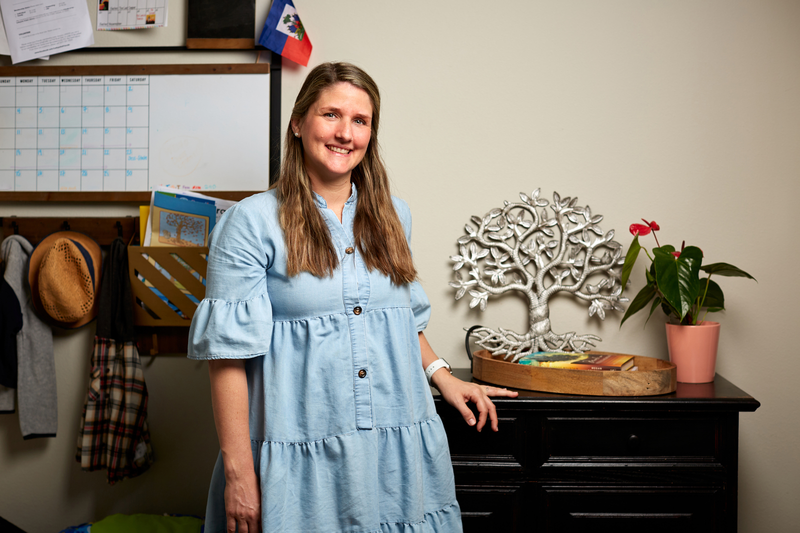 Megan Boudreaux in her office