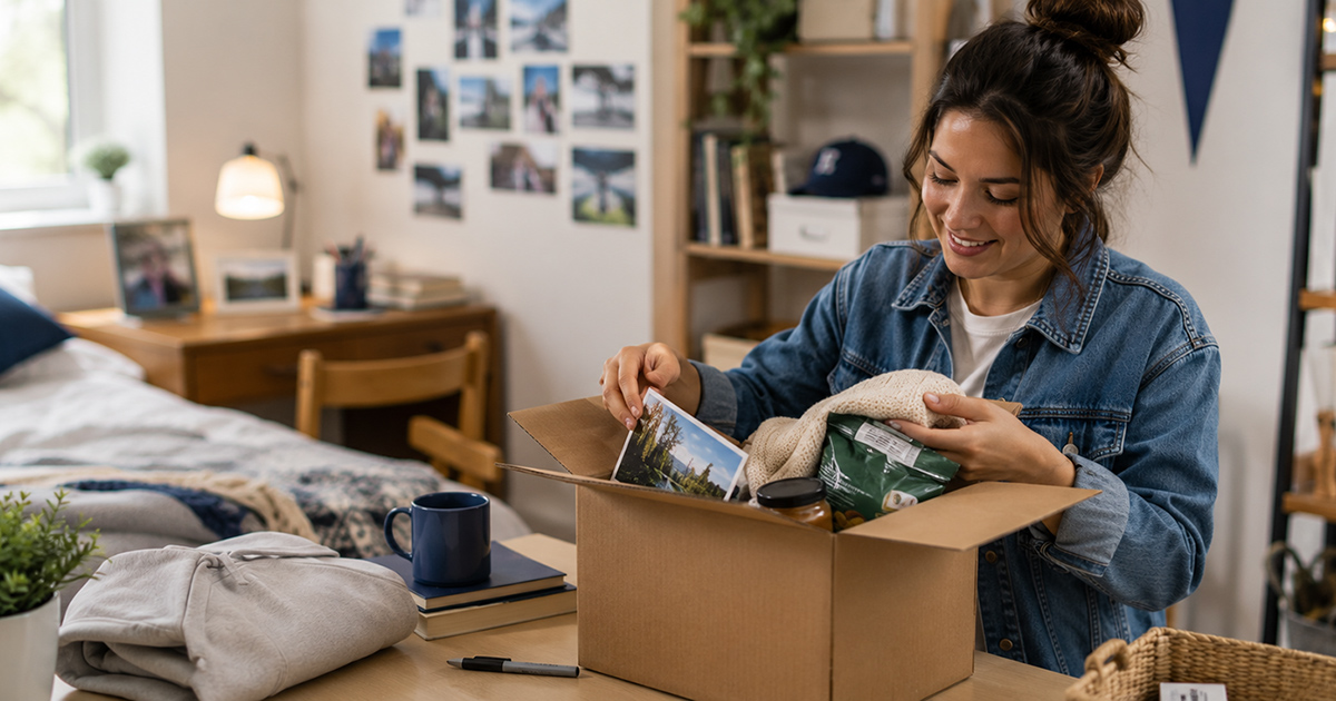Sending a Care Package to a College Student